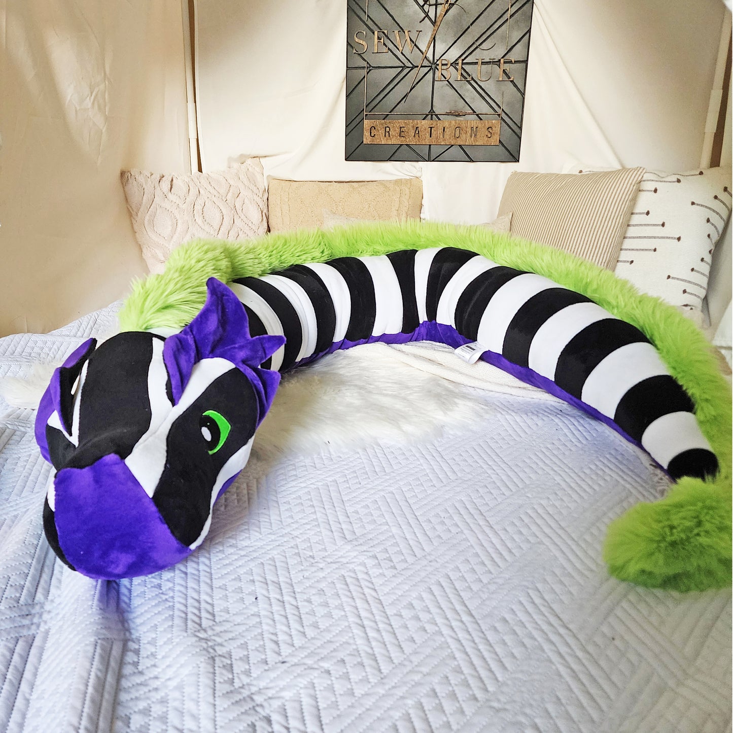 Beetlejuice inspired Sleepy Dragon